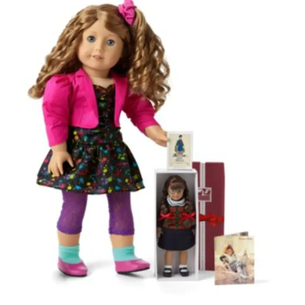 American Girl Mini Molly Doll Courtney Pleasant Company Book Catalogue Box New